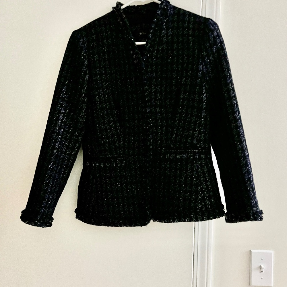 Frayed edge lady jacket